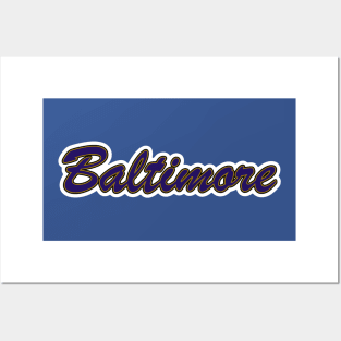 Football Fan of Baltimore Posters and Art